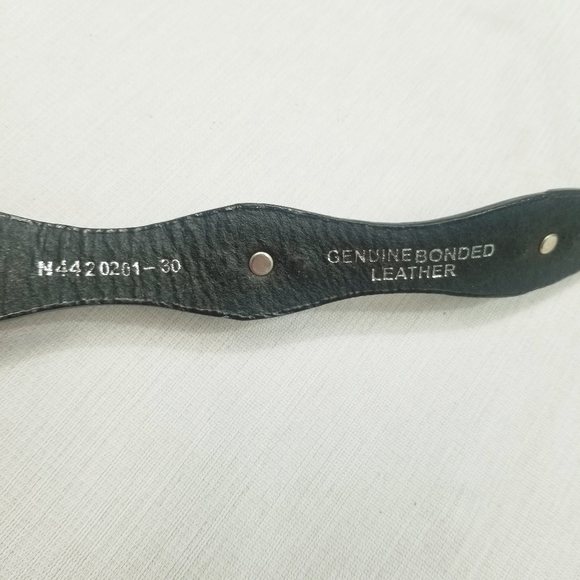 Noosa western studded belt black heart concho leather size 28 NO BUCKLE‎ - Picture 5 of 13